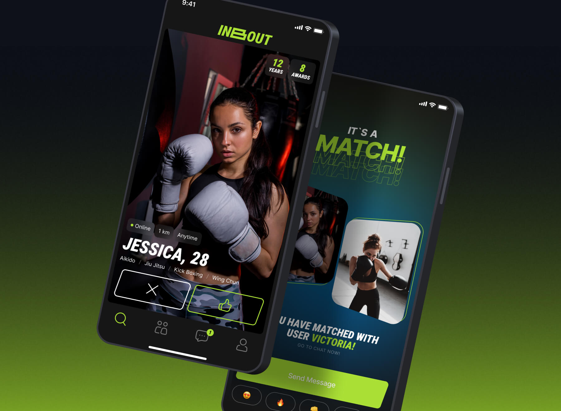 Development of a "dating" application for fighters